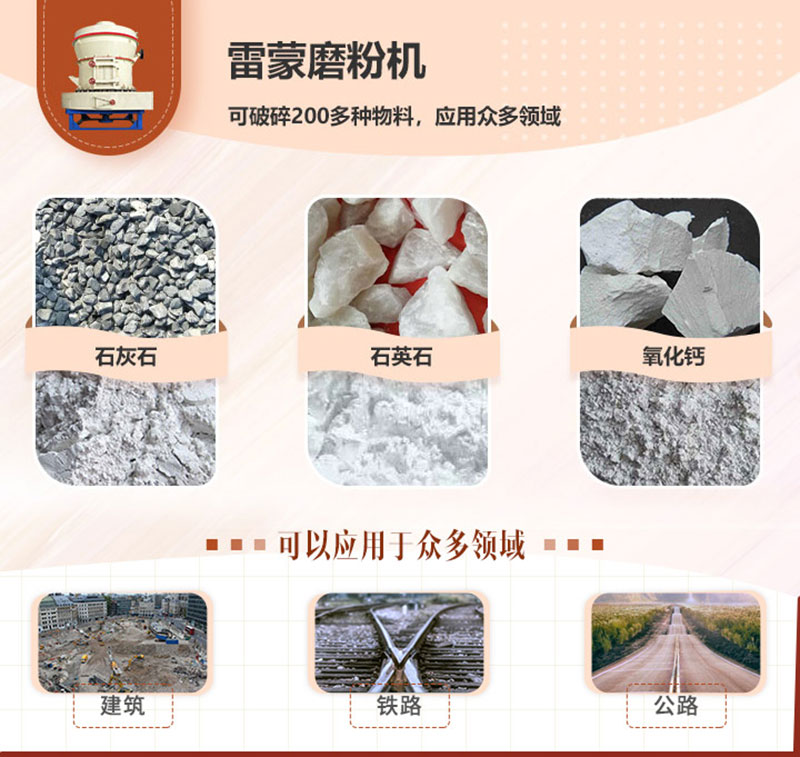 雷蒙磨粉機應用領域 雷蒙磨粉機應用領域